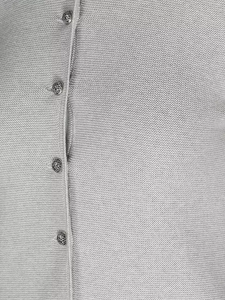 GOTTSEIDANK Trachten Strickjacke  ALOSIA grau