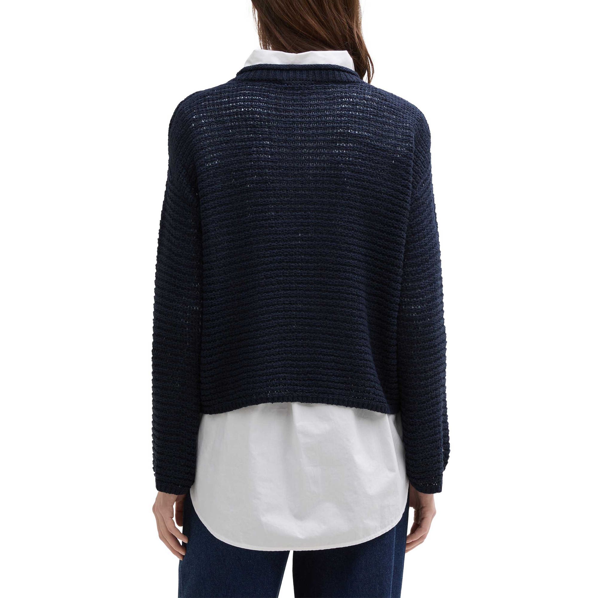 Pull Femme bleu marine