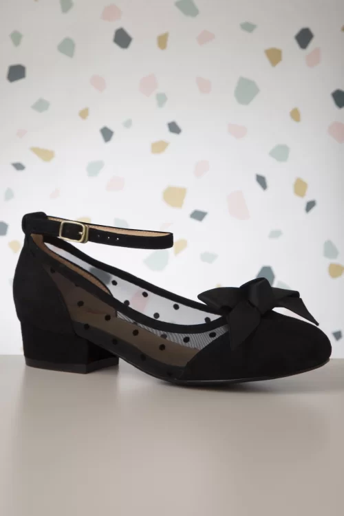 Lola Ramona ♥ Topvintage Alice Divine Decadence schoentjes in zwart