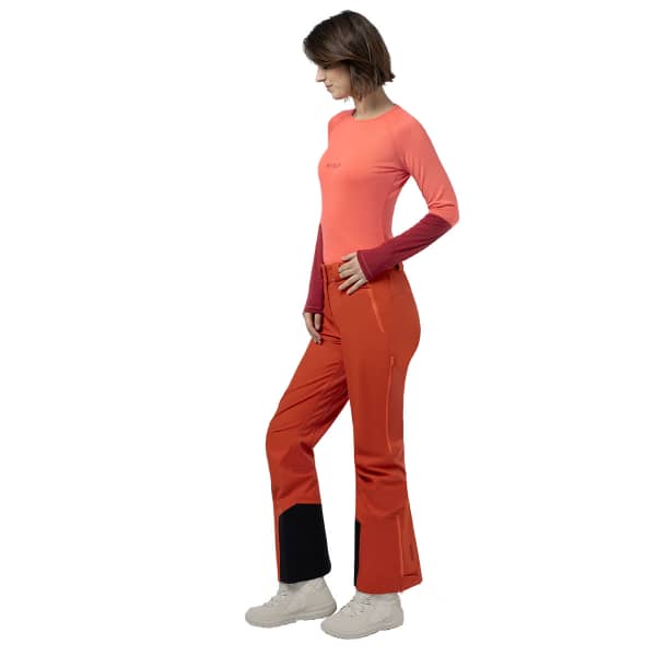 Pantalon ski de randonnée AYAQ NUNATAK HYBRID PANTS W ORANGE SUNRISE