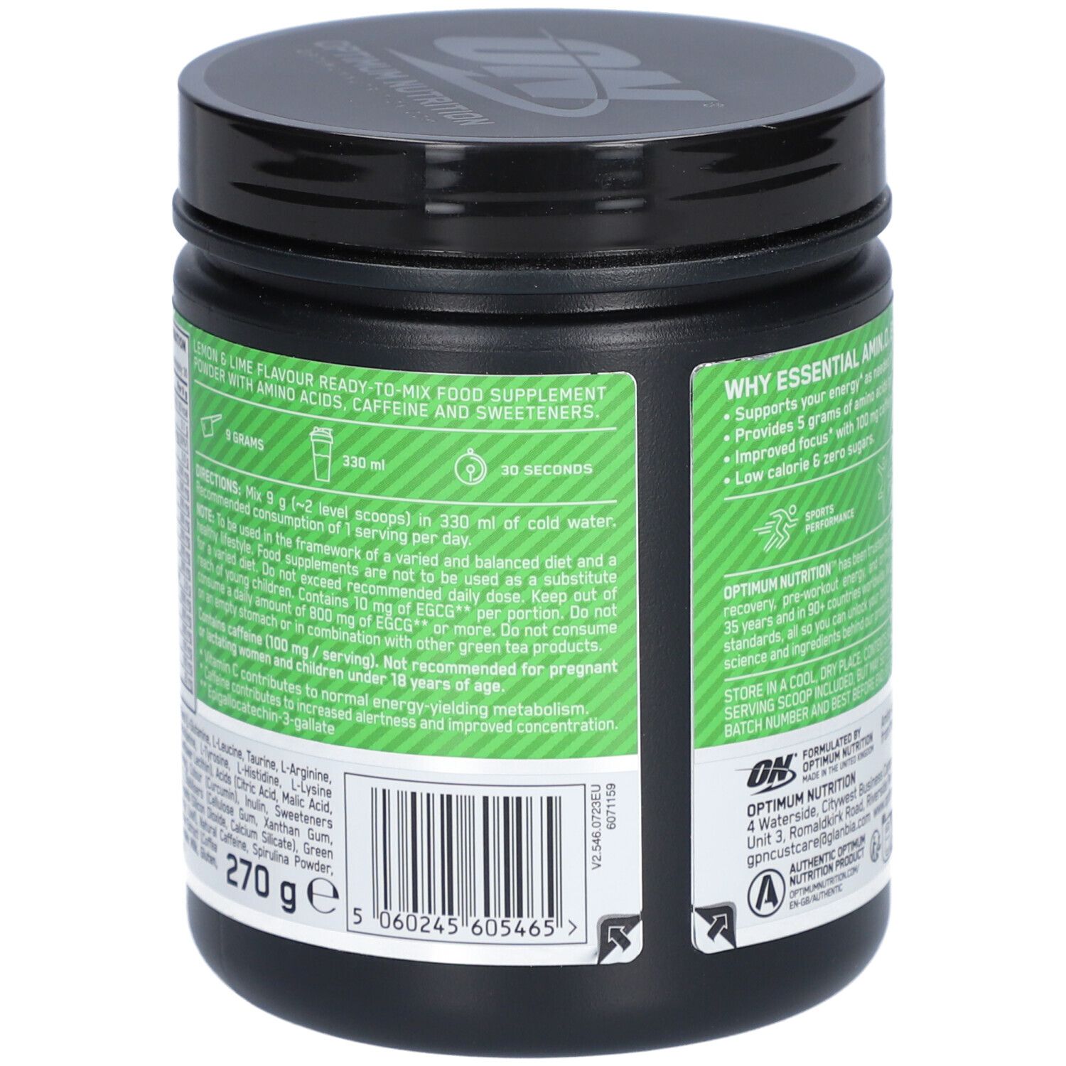 Optimum Nutrition Essential AMIN.O. Lemon & Lime