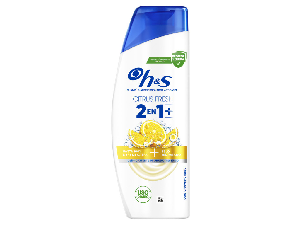 CHAMPO H&S CITRUS 2EM1 PLUS 300ML