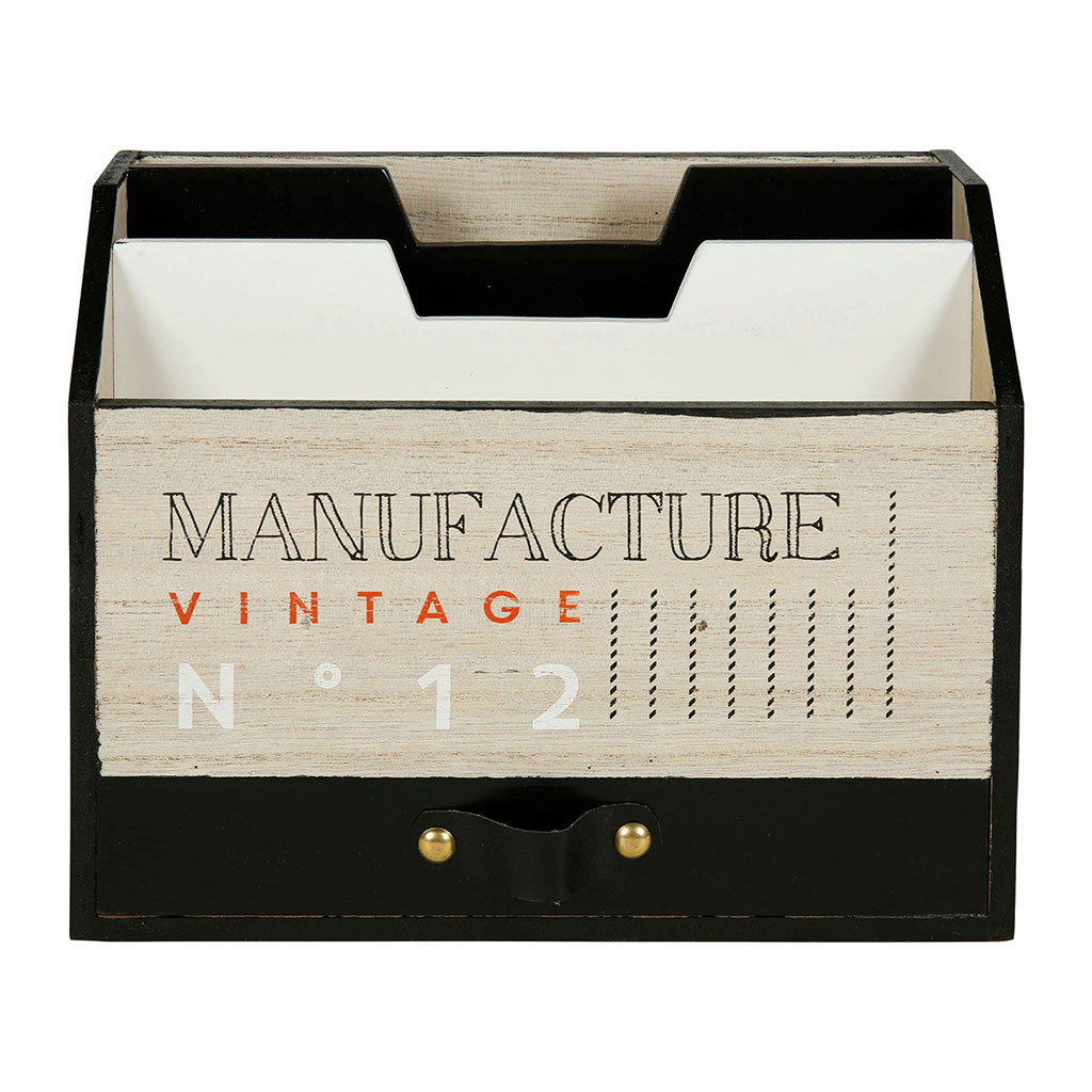 Range courrier en MDF imprimé 