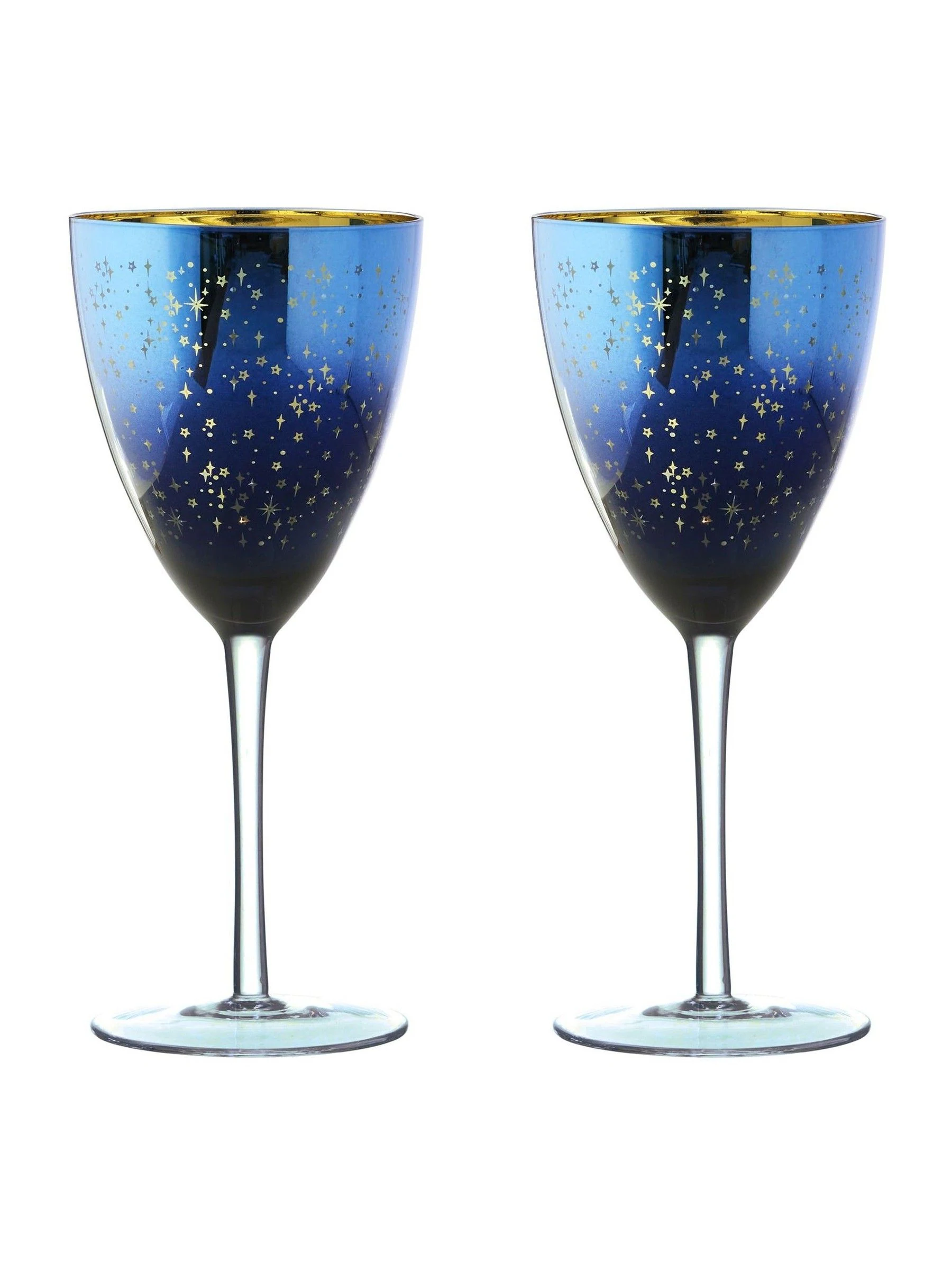 Artland Set of 2 Galaxy Wine Glasses