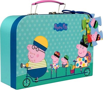 Peppa Gris Koffert med Puslespill 25 Brikker