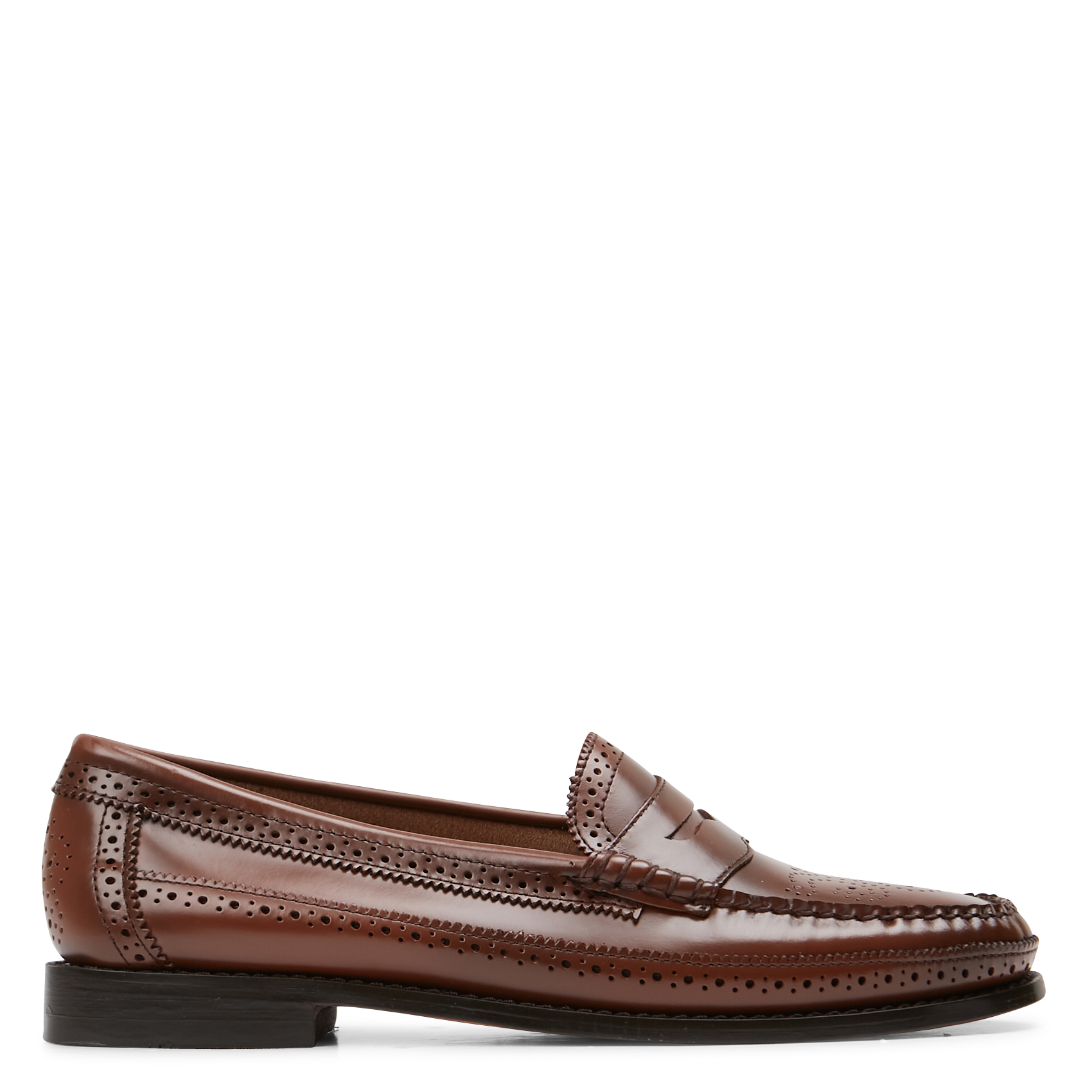 PENNY BROGUE - Mocassins en cuir| Marron