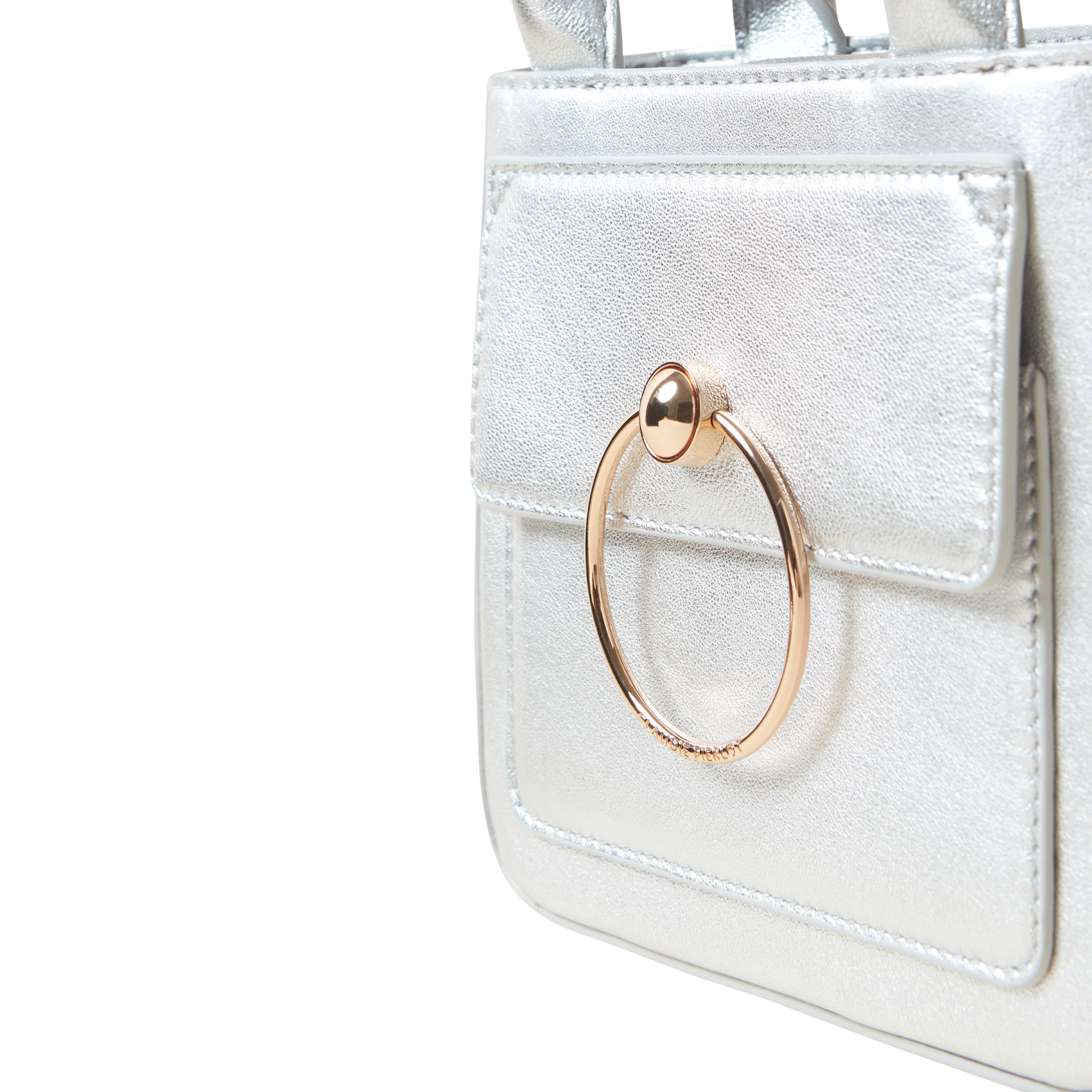 Sac à main en cuir | Argent