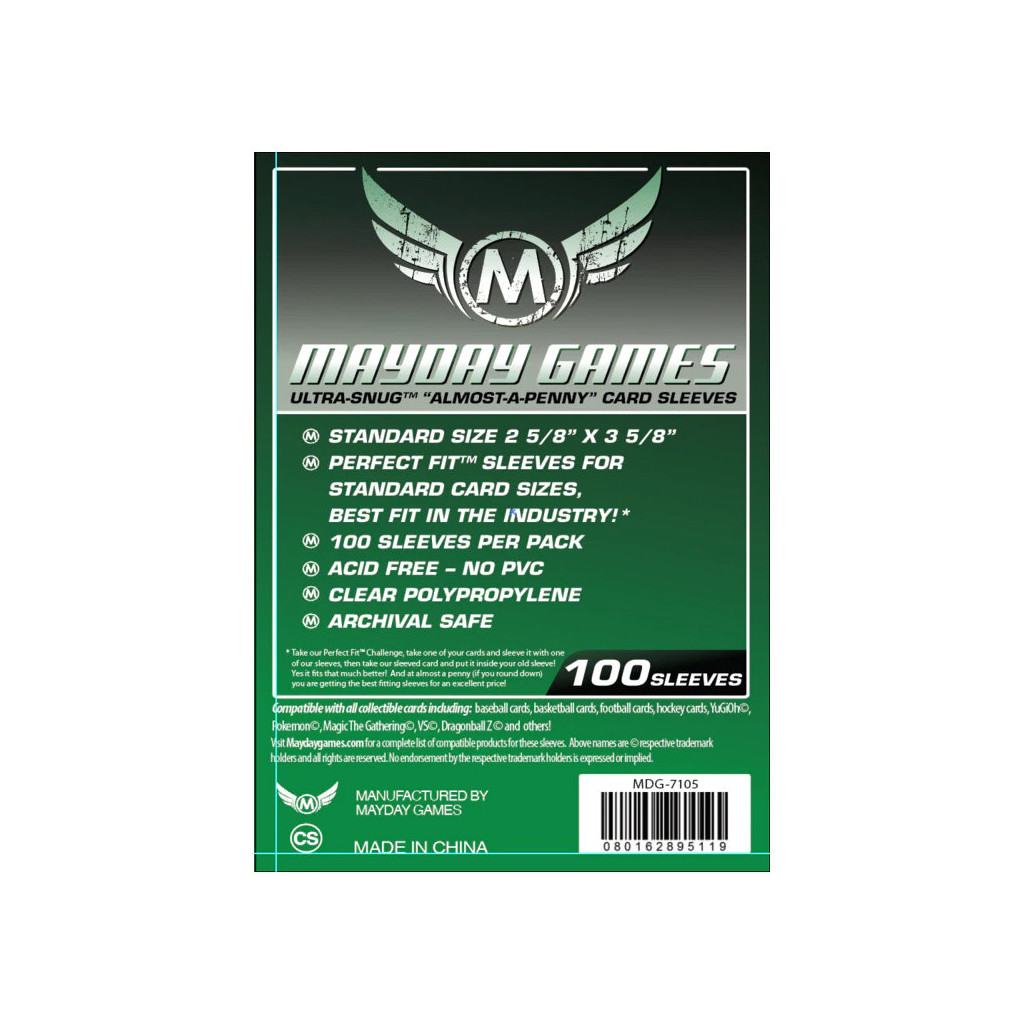 100 Protège Cartes Standard Perfect Fit Mayday (MDG-7105)