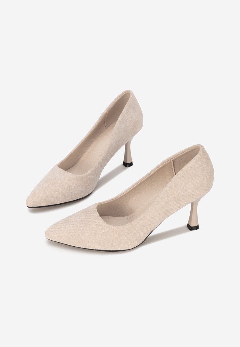 Chaussures à talon haut beige Pilaria
