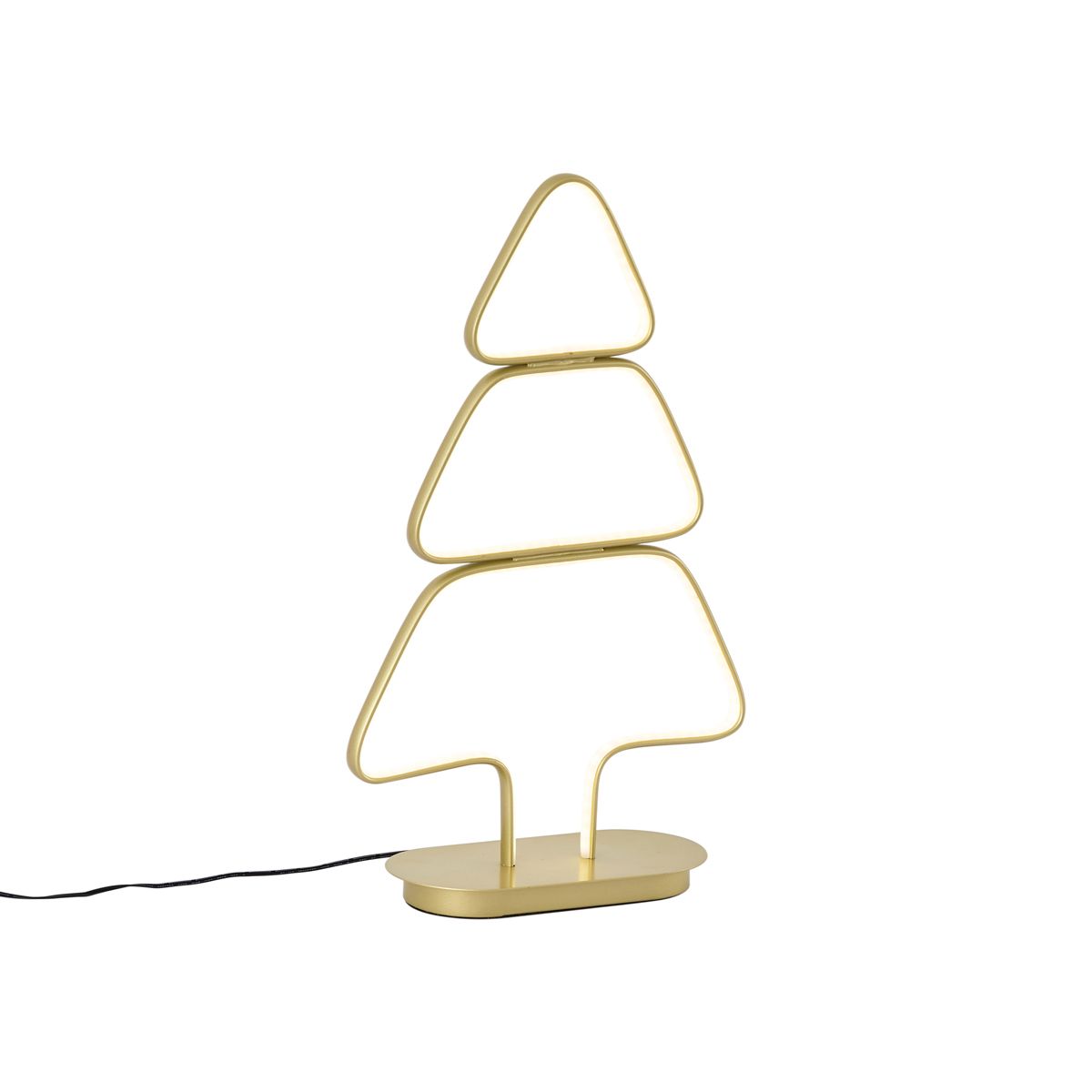 Kerst tafellamp goud kerstboom incl. LED - Arbre