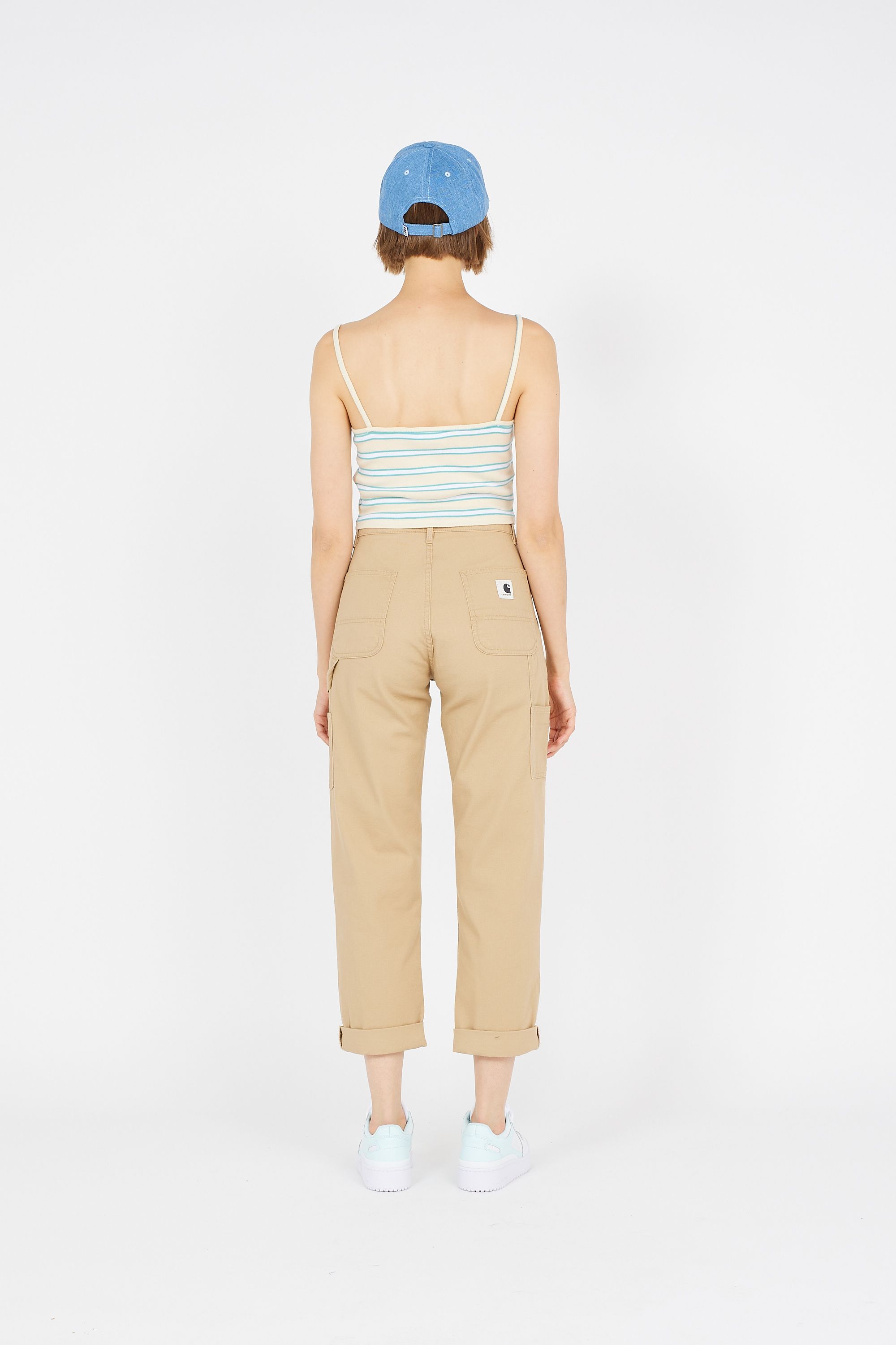 OBEY Top OLLIE STRIPE Beige