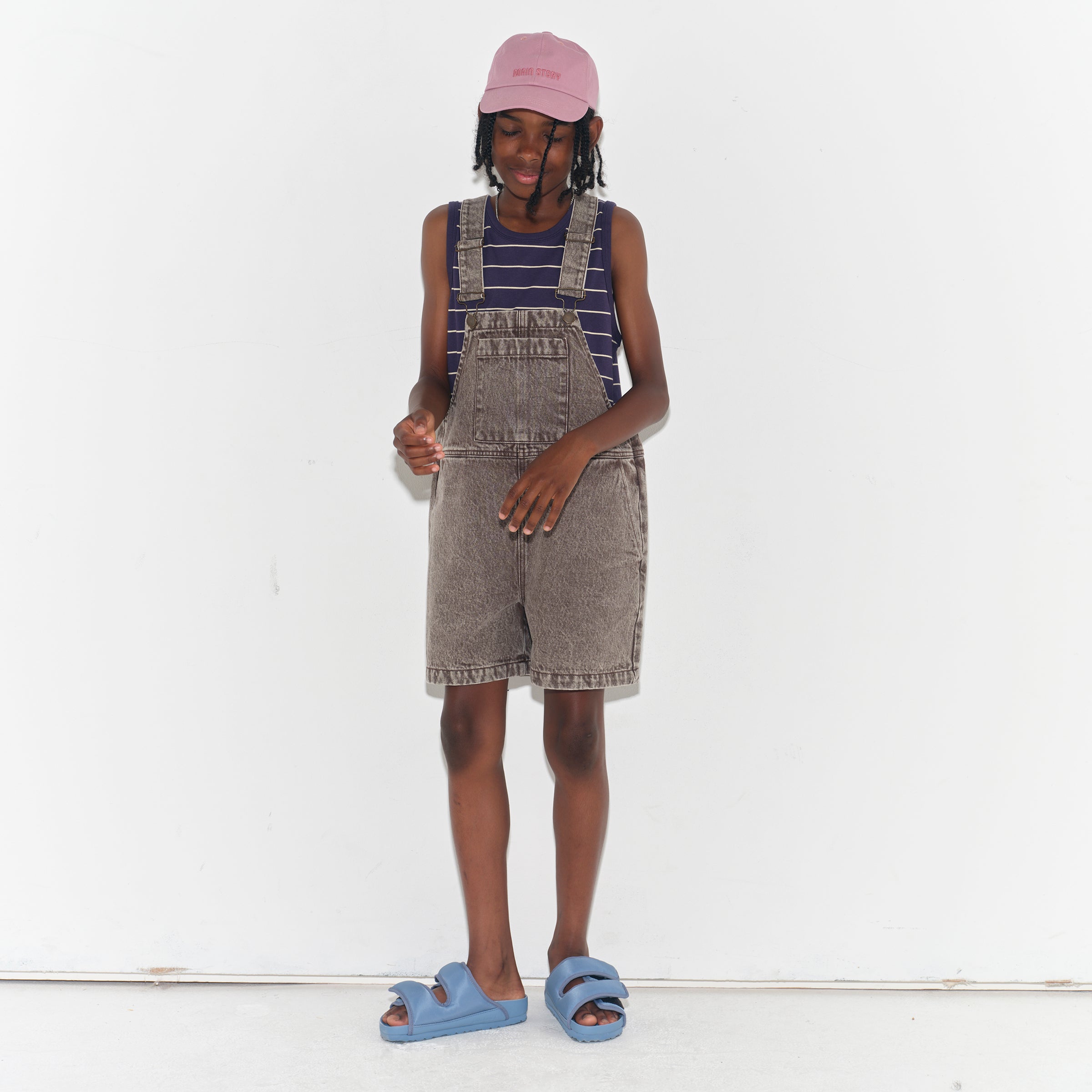 Latzhose Milk Chocolate Denim