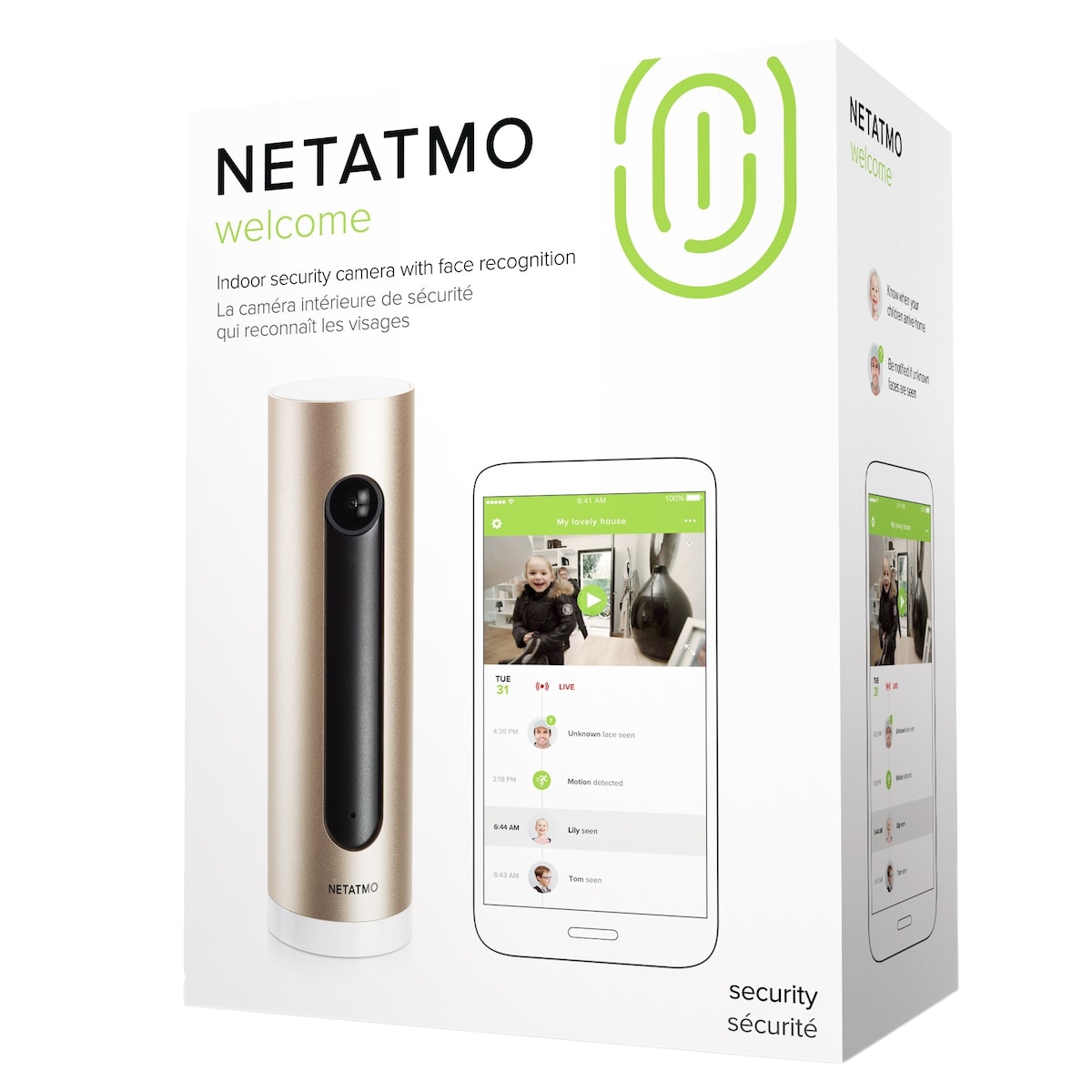 Netatmo smart innendørskamera NSC01EU