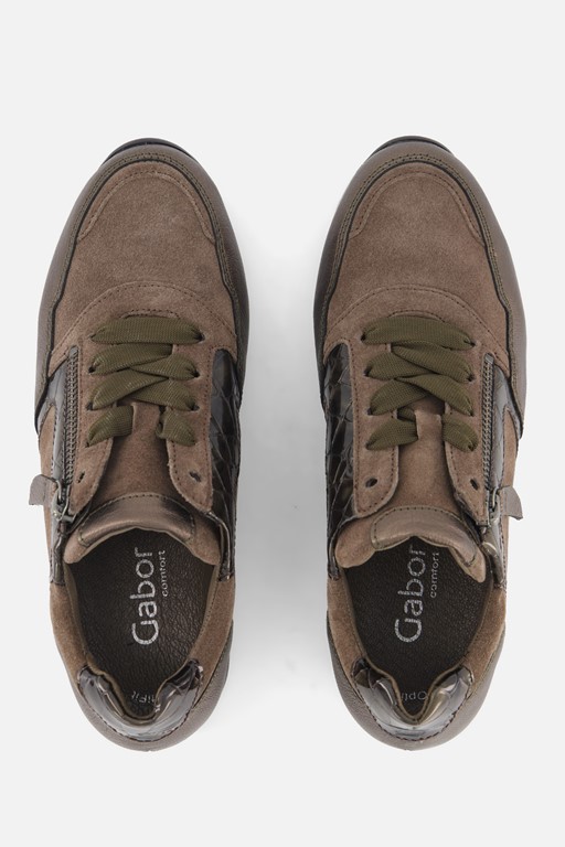 Gabor Sneakers bruin Leer