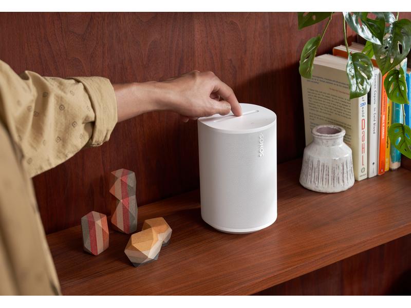 Sonos Smart Speaker Era 100 Weiss Dank Akustik der nächsten Generation und brandneuer Konnektivität in jedem Raum perfekt abgestimmten Stereo-Sound und satten Bass erleben