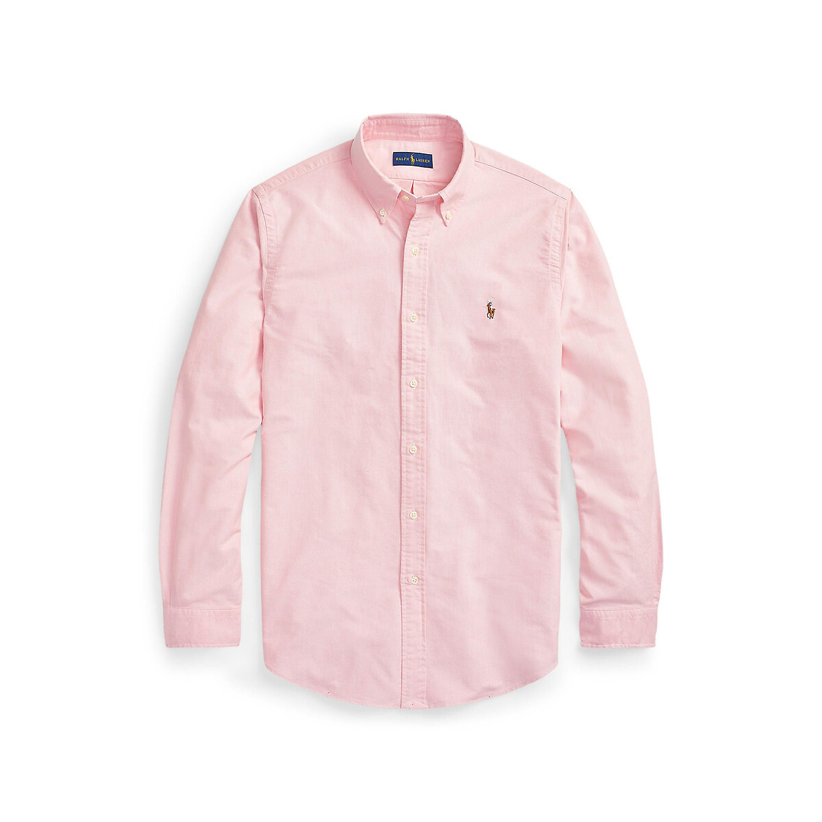 POLO RALPH LAUREN<br>Camisa Oxford ajustada, logotipo bordado