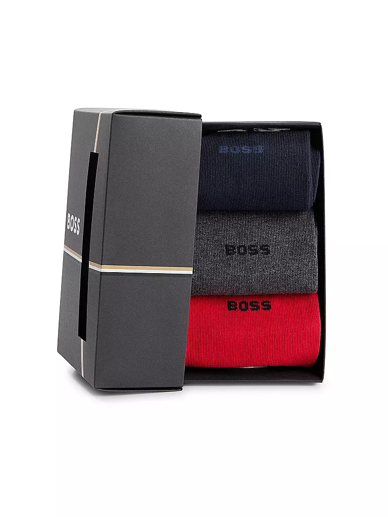 BOSS Socken 3-er Pack open red rot