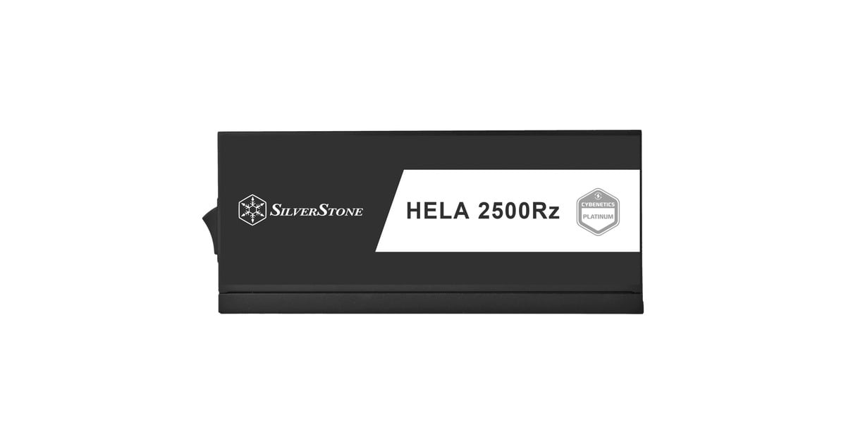 SilverStoneHELA 2500R 2500 watt voeding   (Zwart, 4x 12V-2x6, 7x PCIe)