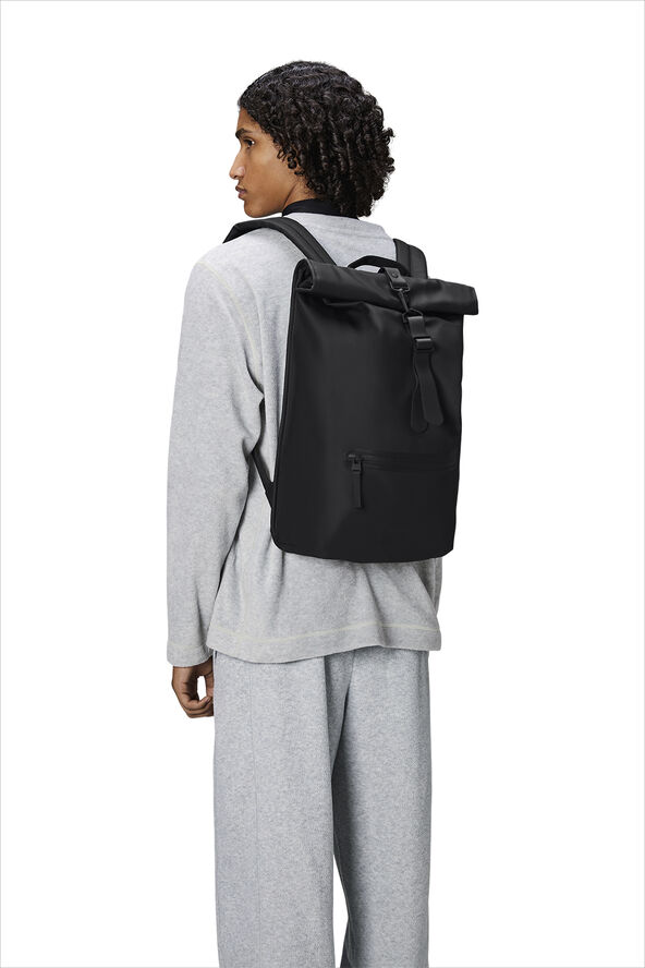 Rains Rolltop Rucksack W3 Black