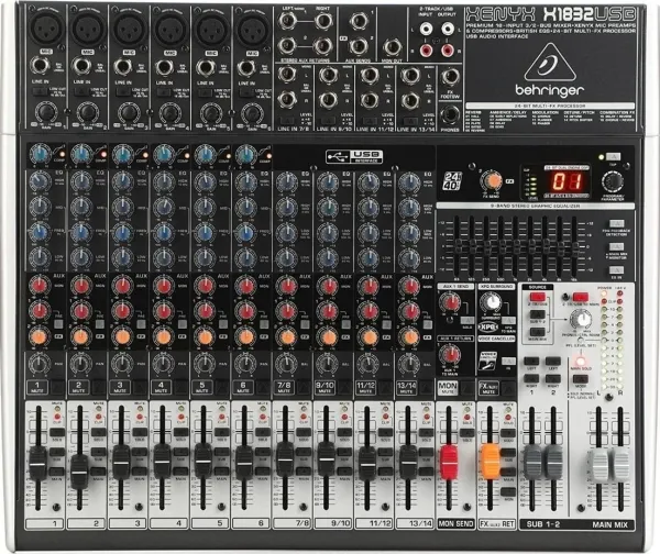 Behringer X1832USB, 18 kanaler