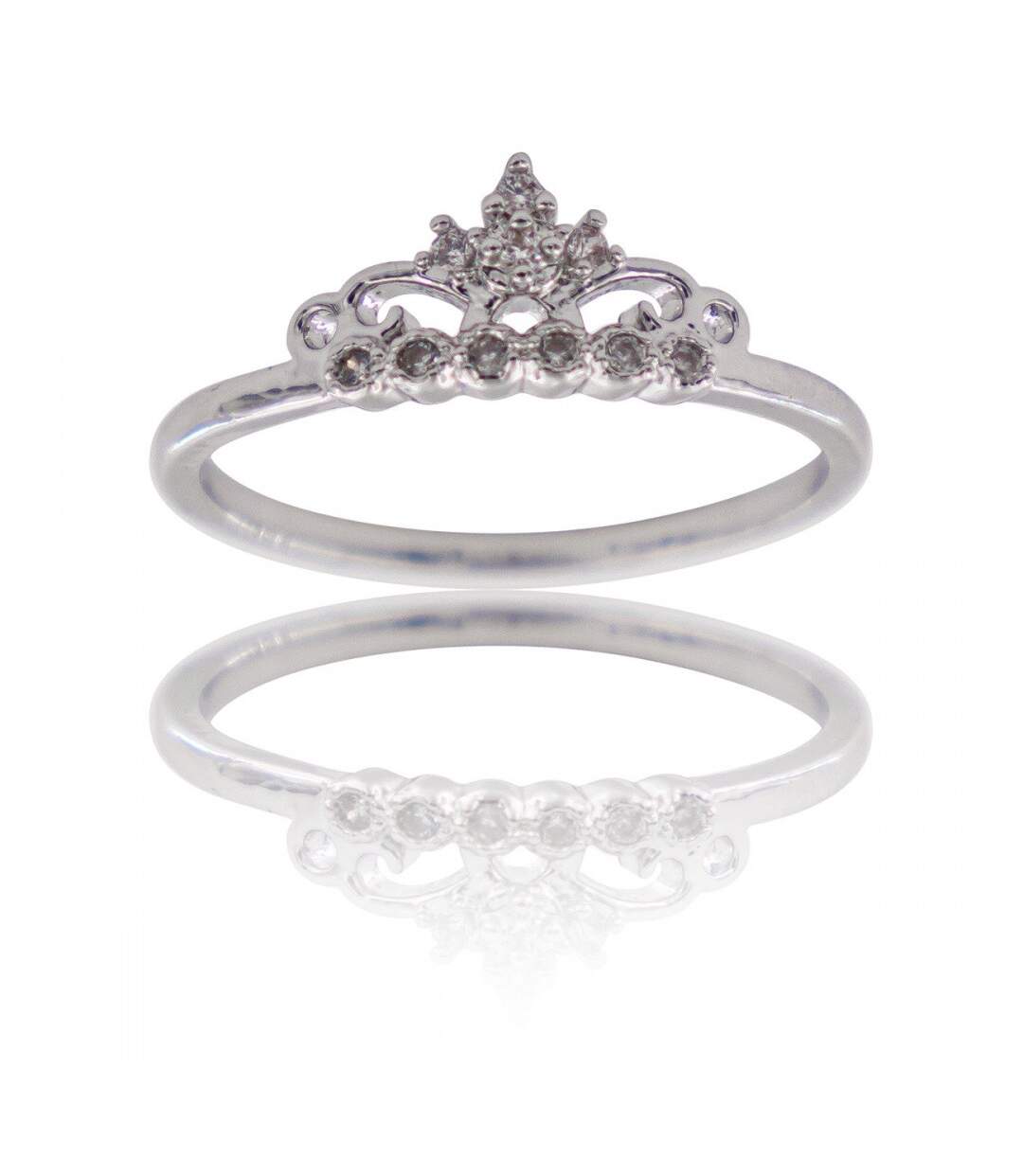 Coffret Bague Femme Rhodium REINA