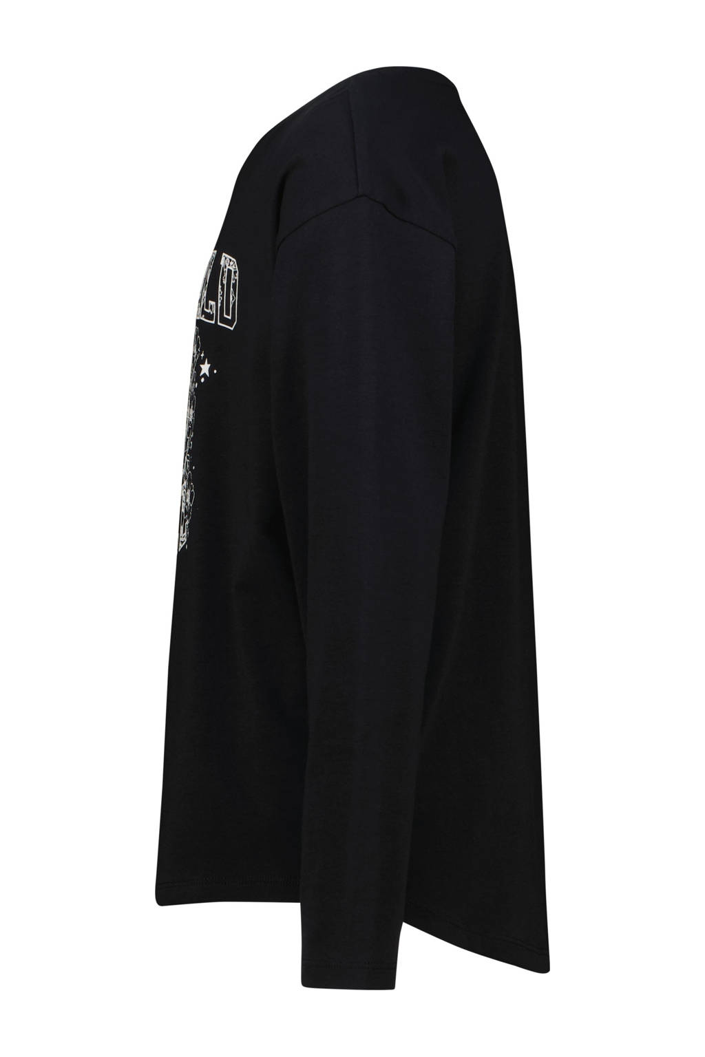 Vingino pyjama Wayra met all over print paars/zwart