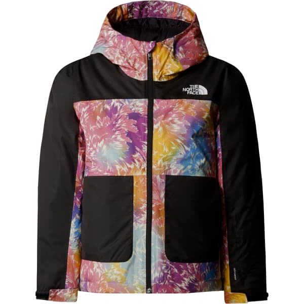 Veste de ski THE NORTH FACE G FREEDOM INSULATED JACKET RADIANT POPPY BLOWING WIND PRINT