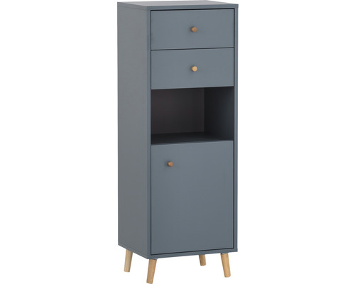 Highboard van Möbelpartner Bjarne, afmetingen (B x H x D): 40,3 x 113,4 x 33,1 cm, fjord