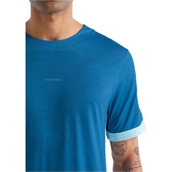T-shirt randonnée ICEBREAKER M ZONEKNIT SS TEE AZUL/HAZE/CB