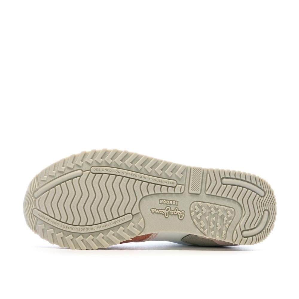 Pepe jeans Baskets Corail/Blanc/Gris Garçon Pepe jeansLondon May