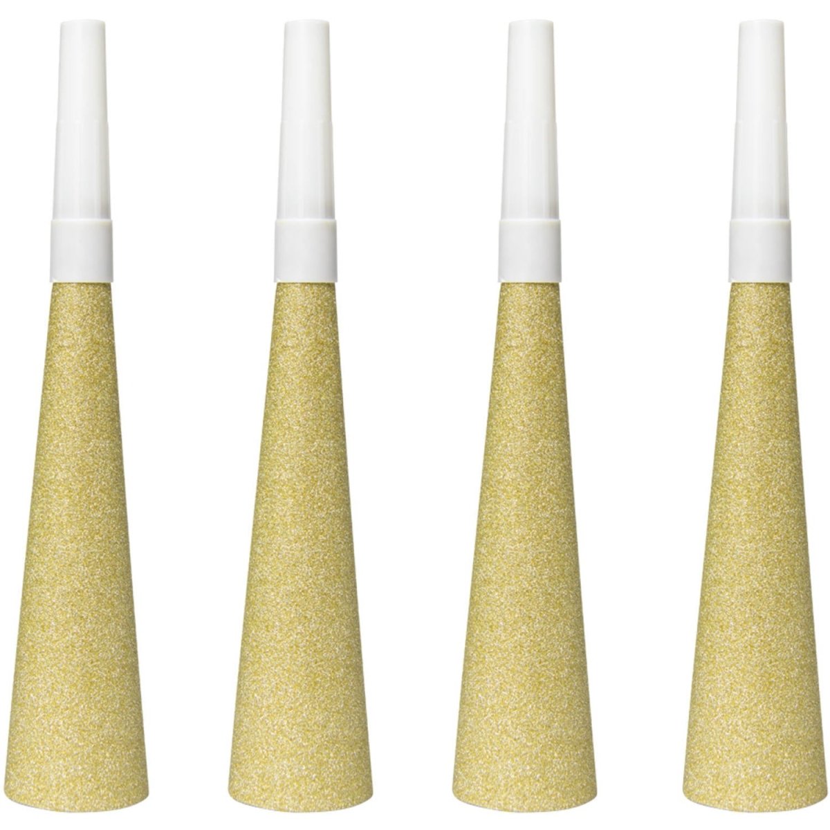 Feesttoeters Goud 19cm 4st