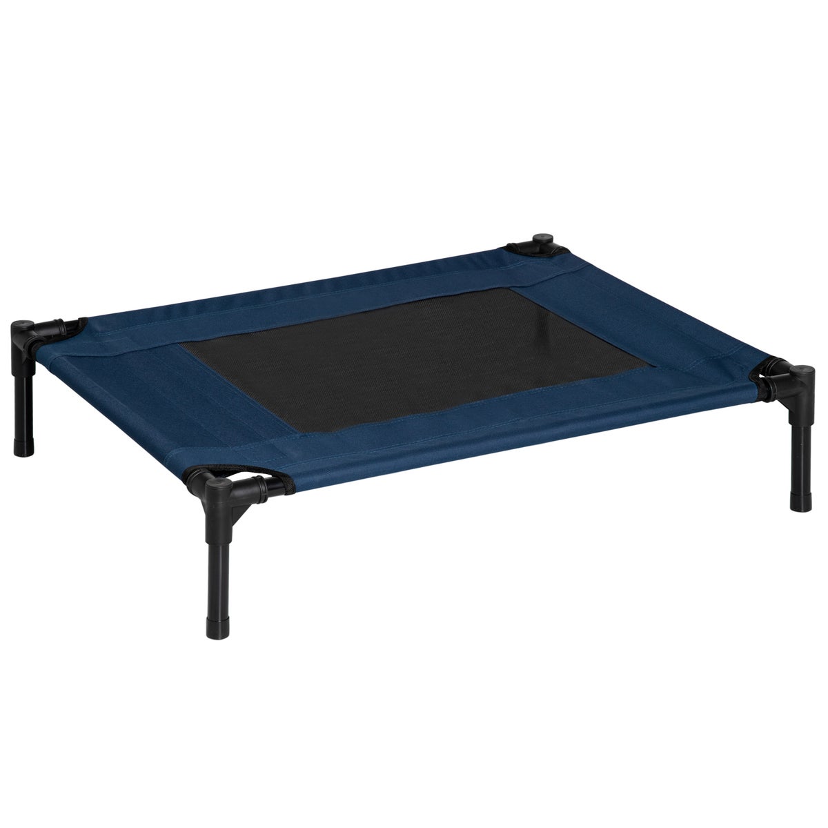 PawHut Hondenbed, Medium, Metalen frame, 600D Oxford stof, Blauw