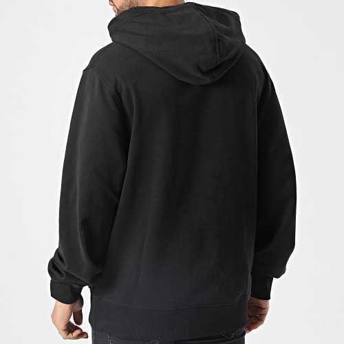 Sweat Capuche Micro Monologo 2535 Noir