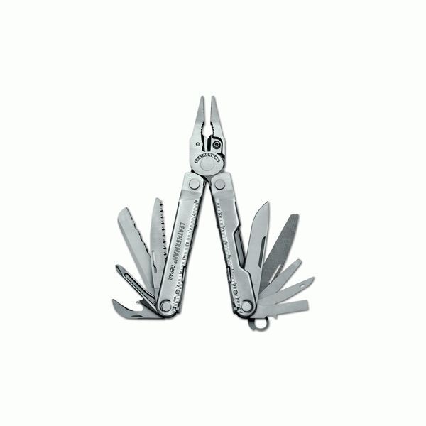 Leatherman Alicate Multifunções Rebar Nylon Sheath Cardboard Box Stainless Steel - 831557