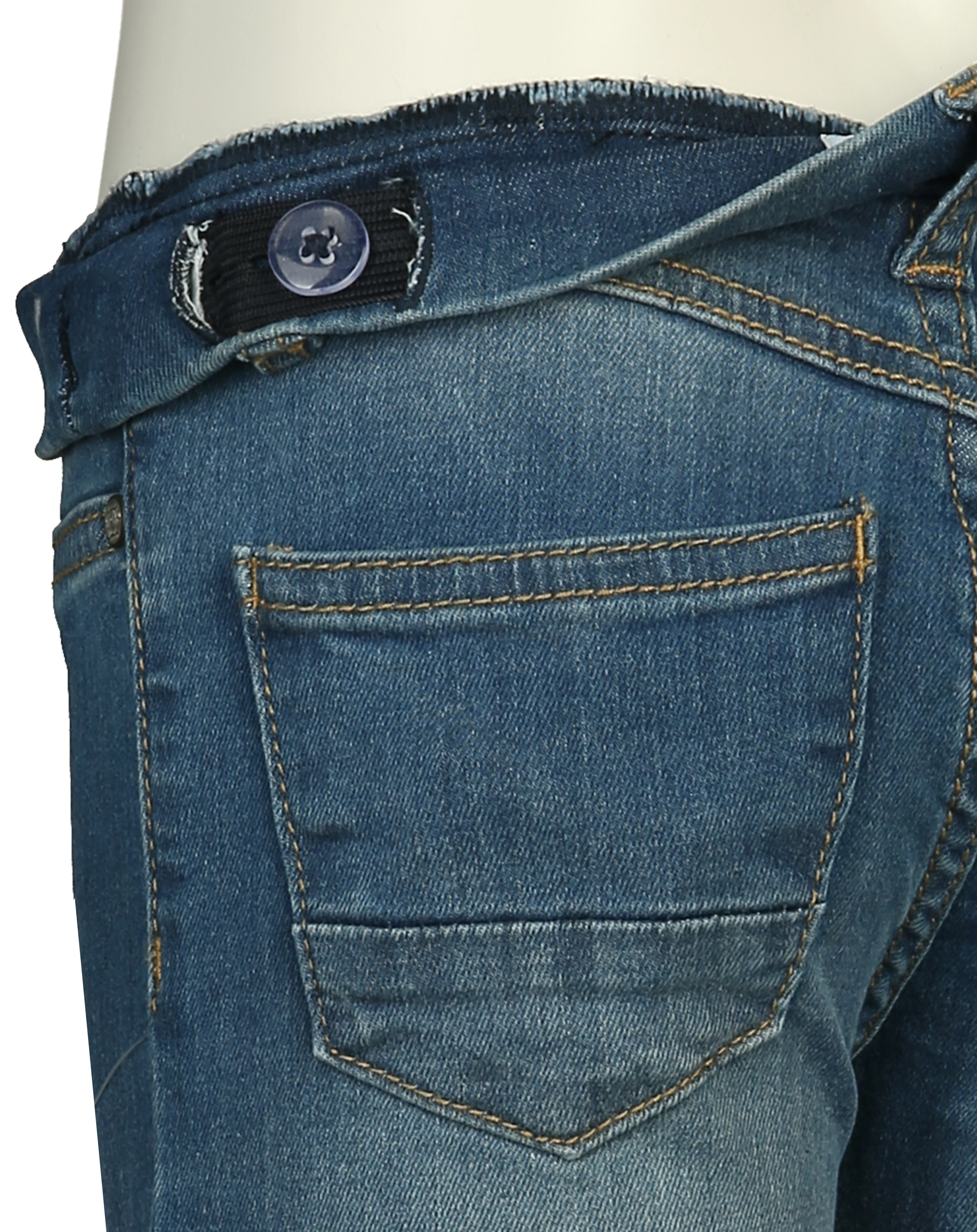 Jeanshose BASIC in mittelblau
