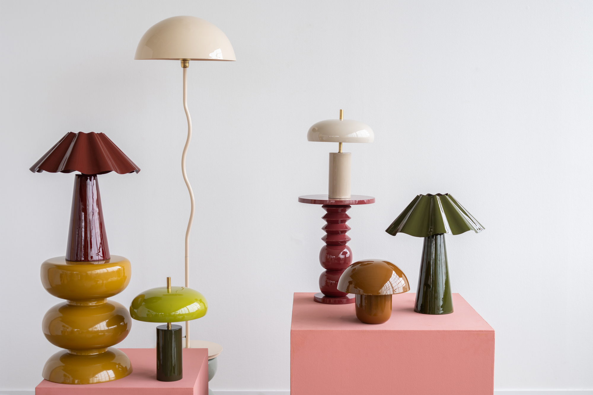 Bijzettafel Phoebe beige