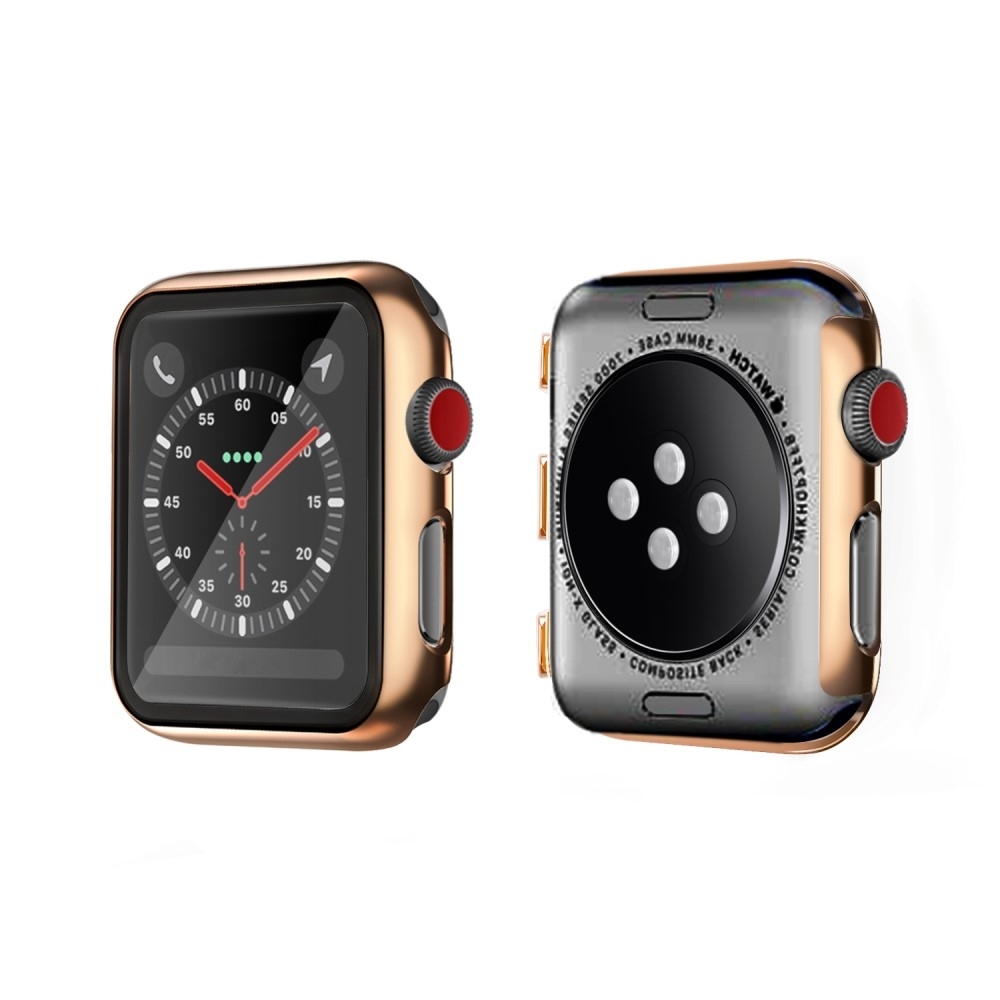 Apple Watch (40mm) Hardcase Bumper   Display Schutzfolie - Roségold