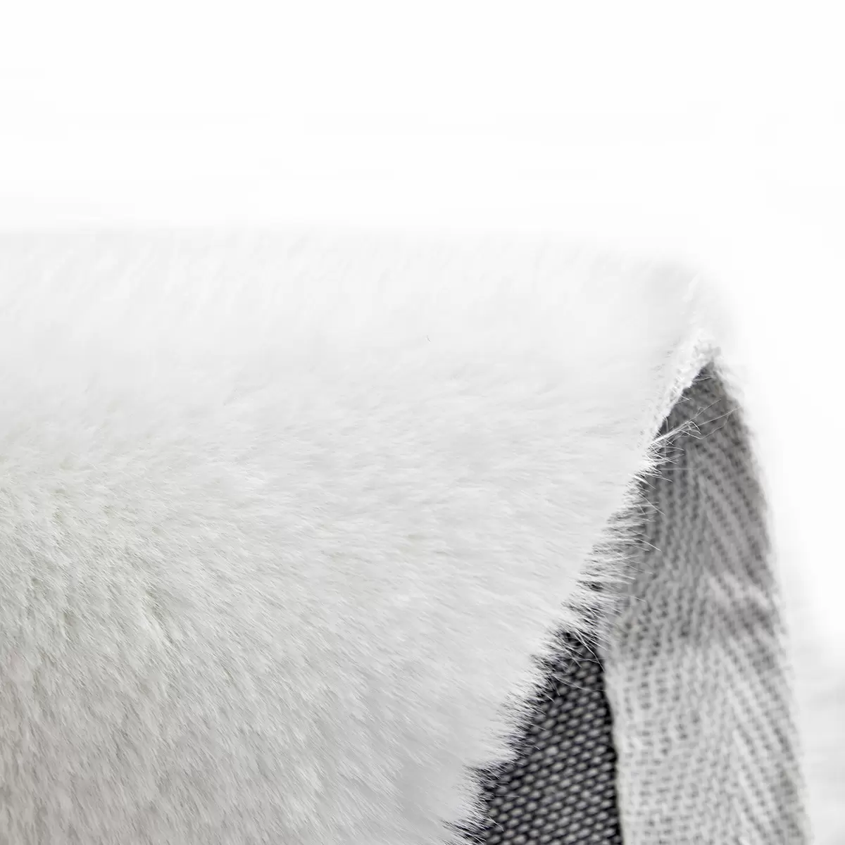 Kinderteppich getuftet Bunny Shape weiss