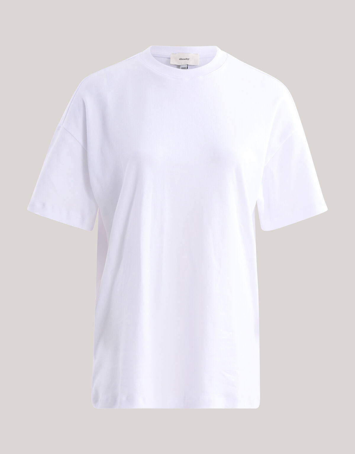 Oversized Basis T-shirt Wit