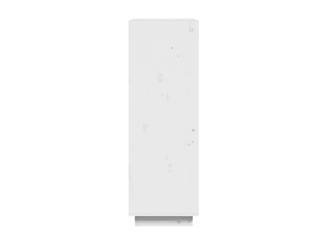 Bibliothèque/Cloison Blanc 60x35x103 cm Bois de pin massif