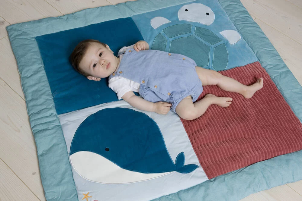 TAPIS DE SOL RÉVERSIBLE OCÉAN