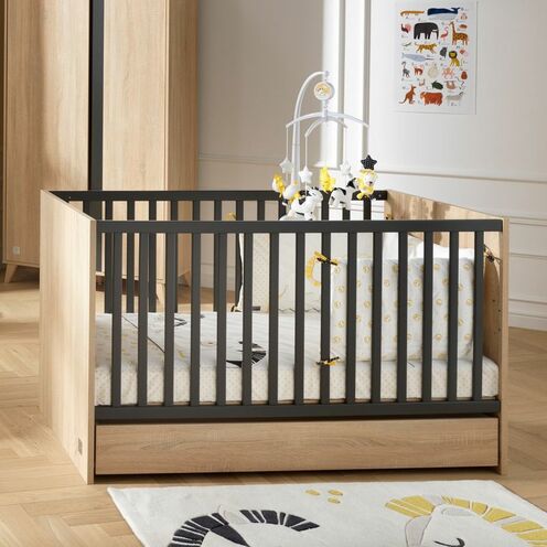 Little big bed 140x70 NOVA Gris volcan - SAUTHON