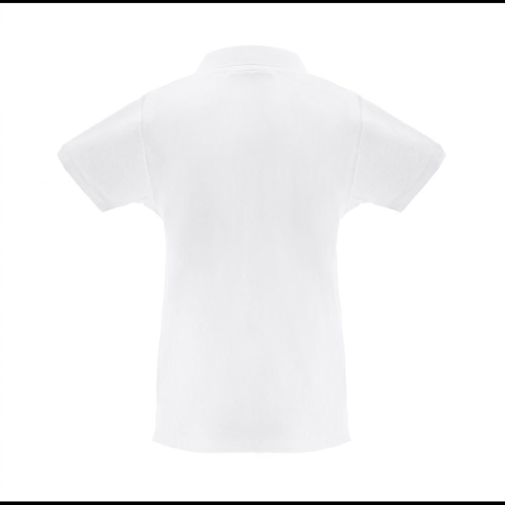 TH Clothes 30261 - Polo à manches courtes pour femmes en coton cardé