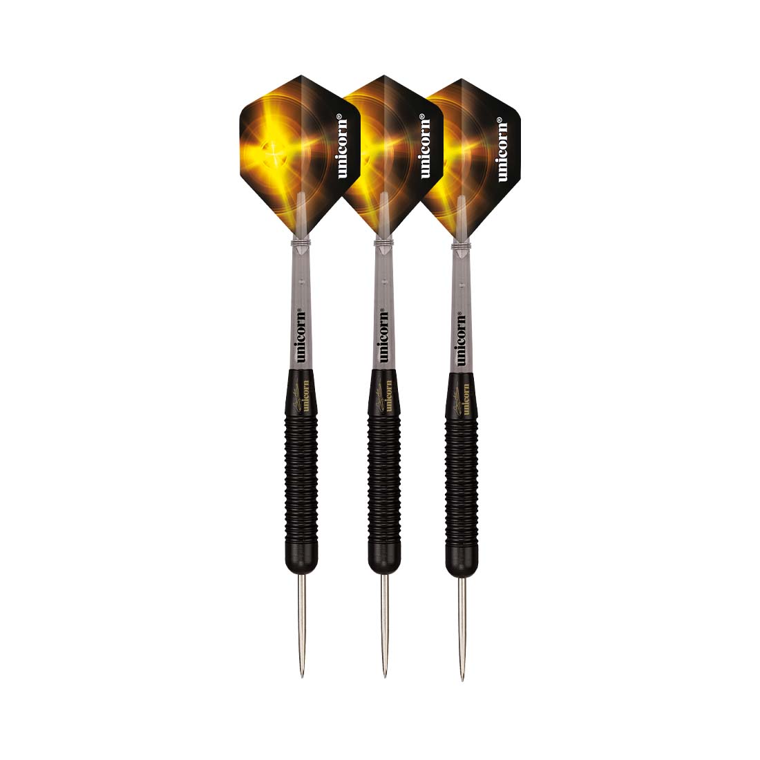 Unicorn Dartpfeile Gary  Anderson Black Brass, 23 g