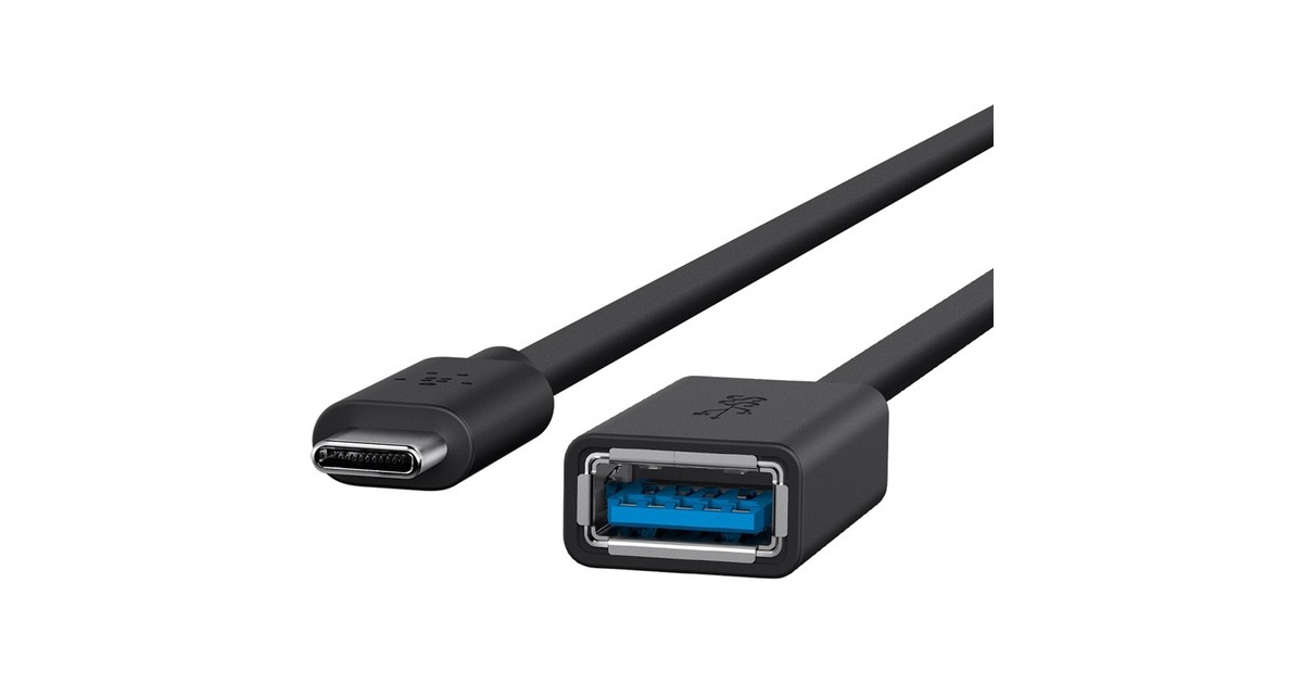 BelkinUSB 3.0 USB-C/USB-A Adapter  (Zwart)
