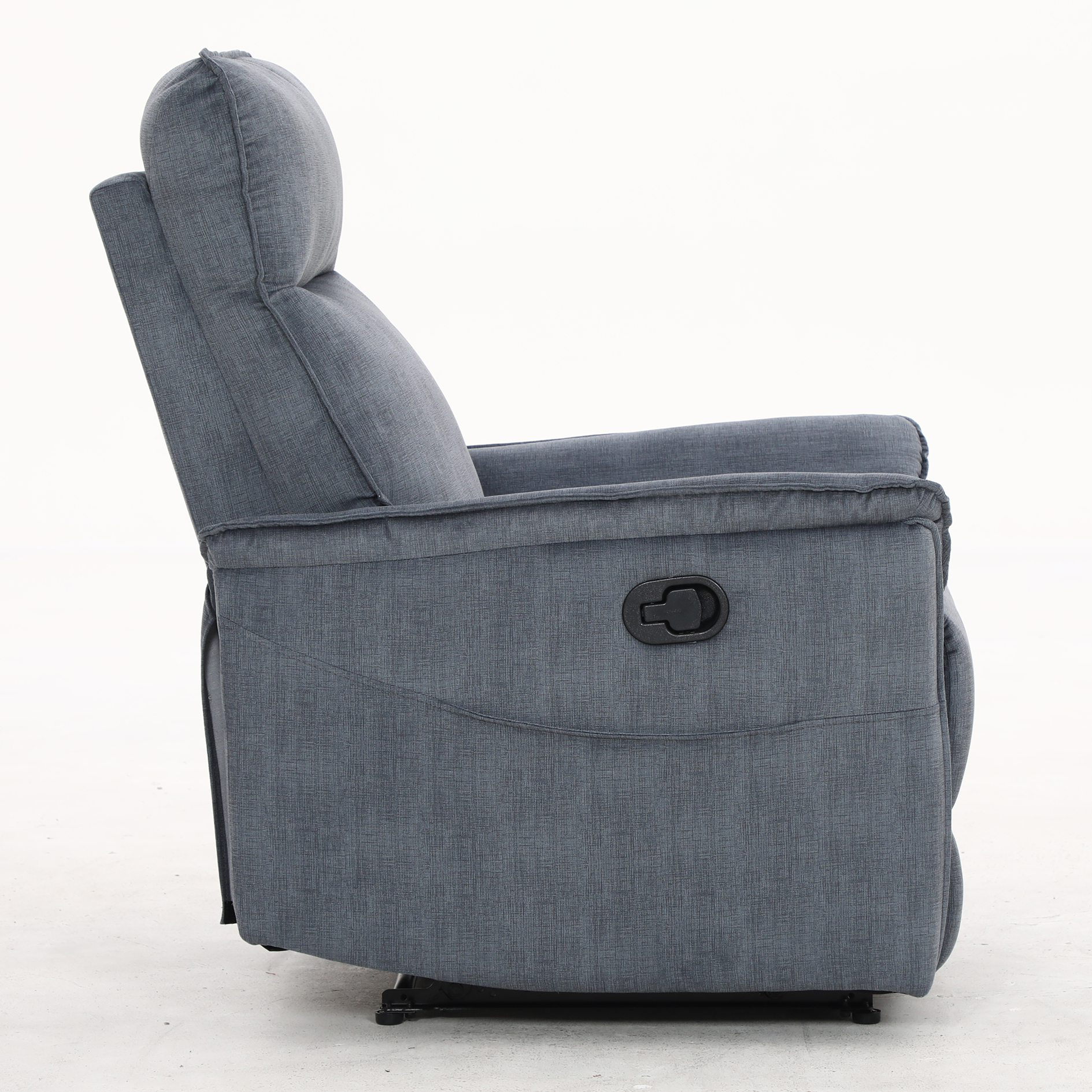 TV-Sessel - navy - Taschenfederkern - manuell verstellbar
