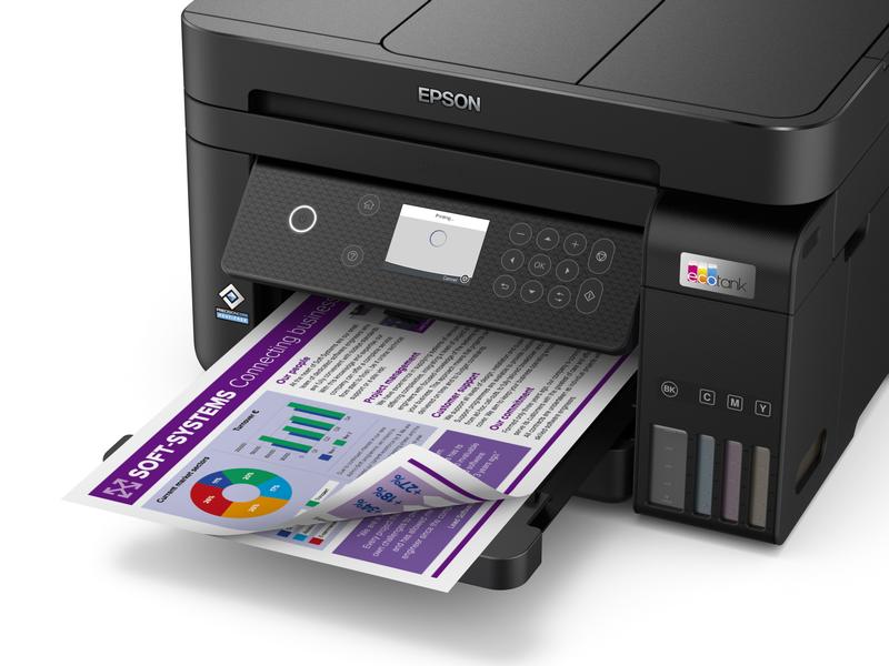 Epson Multifunktionsdrucker EcoTank ET-3850 3-in-1-Multifunktions-Tintenstrahldrucker mit Ecotank-System