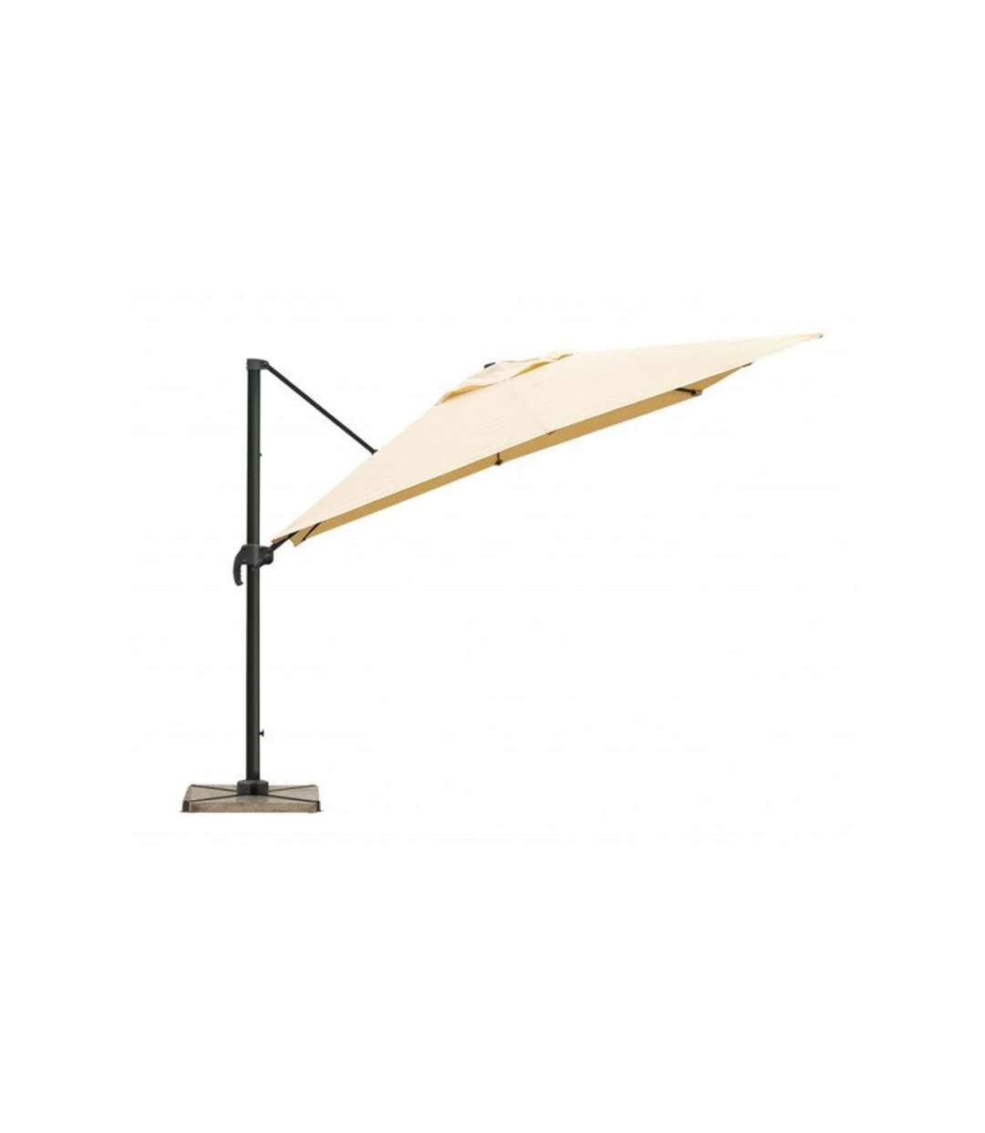 Paris Prix - Parasol Déporté Avec housse 3x3m Sable