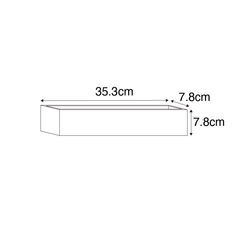 Moderne wandlamp wit 2-lichts - Tjada Novo