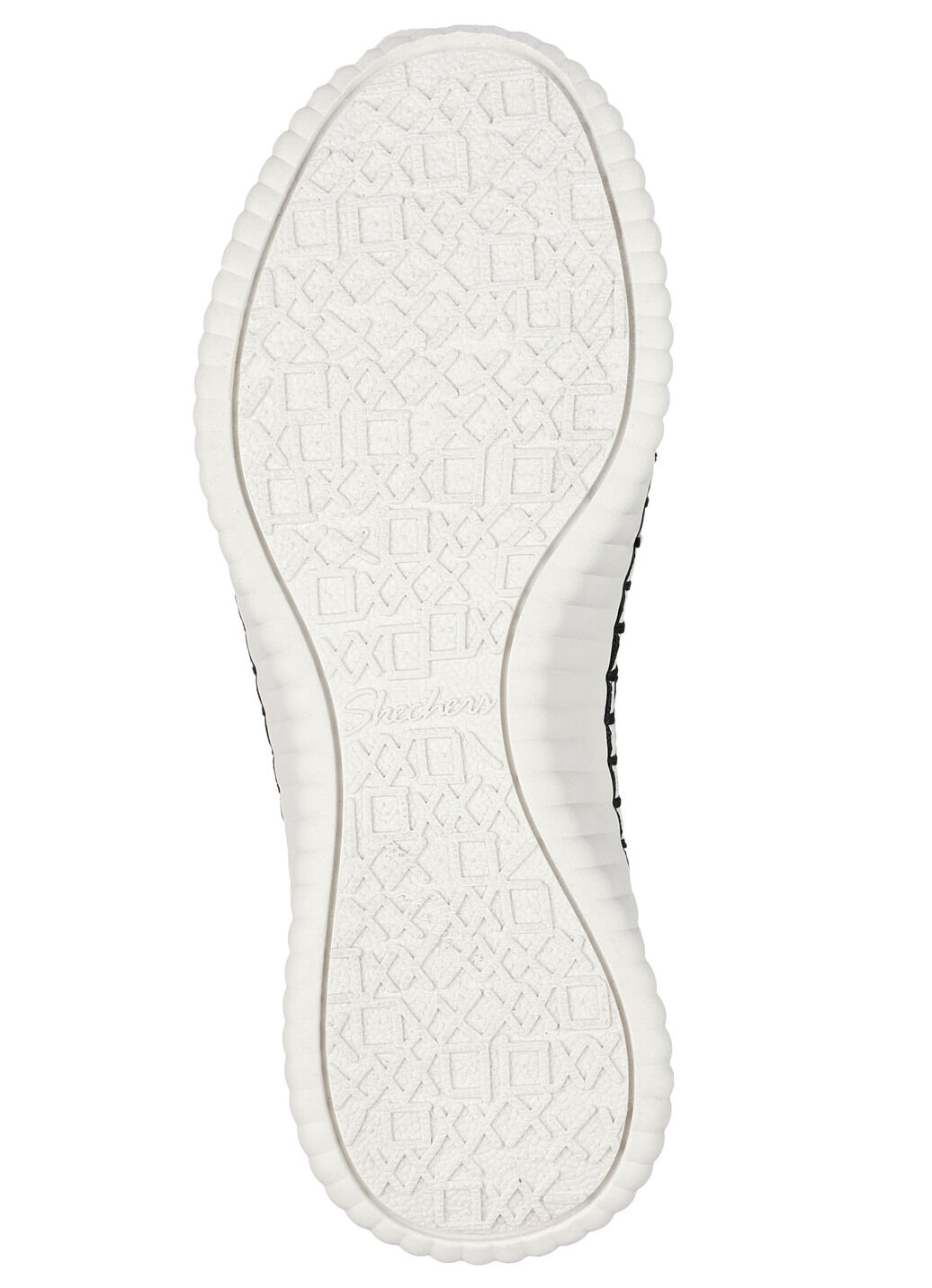 SKECHERS Slipper aus dehnbarem Strick-Material